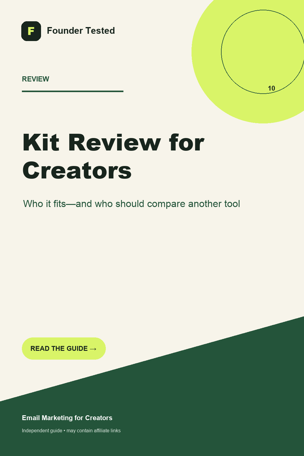 Research-based Kit review for newsletters courses and digital products
